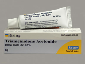 TRIAMCINOLONE ACETONIDE (KENALOG IN ORABASE) 